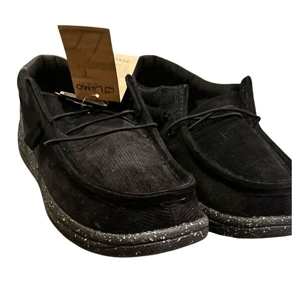 LAMO Paul LamoLite Shoes Men's Size 10 Black Corduroy NEW - Picture 4 of 13